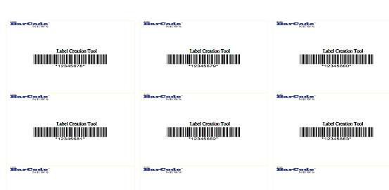 bar code labels