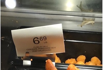 deli popcorn chicken