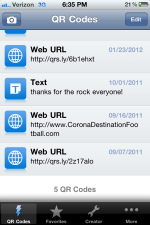 QRReader- QR code reader apps for iPhone