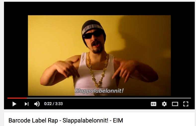 barcode rap video