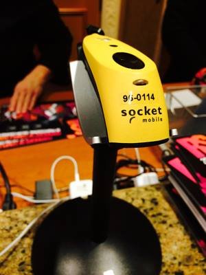 colorful scanner spotted at sign in counter