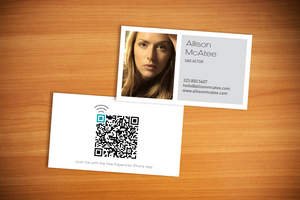 qr codes on headshots